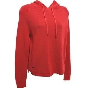 Lauren Ralph Lauren Black Label Hooded Waffle Knit Sweater